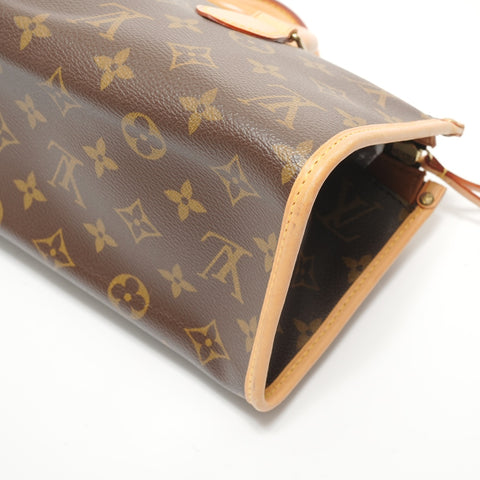 LOUIS VUITTON 2005 Monogram Popincourt Handbag Brown WS28548