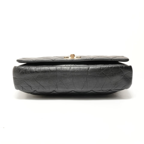 CHANEL Serial number 16, Matelass Chain 2WAY Gold Metal Shoulder Bag black WS28549