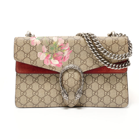 GUCCI Dionysus ChainShoulder GG Supreme Shoulder Bag beige WS28552