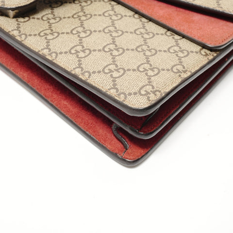 GUCCI Dionysus ChainShoulder GG Supreme Shoulder Bag beige WS28552