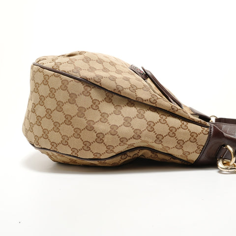 GUCCI Gucci 2-Way GG Canvas Shoulder Bag beige WS28553