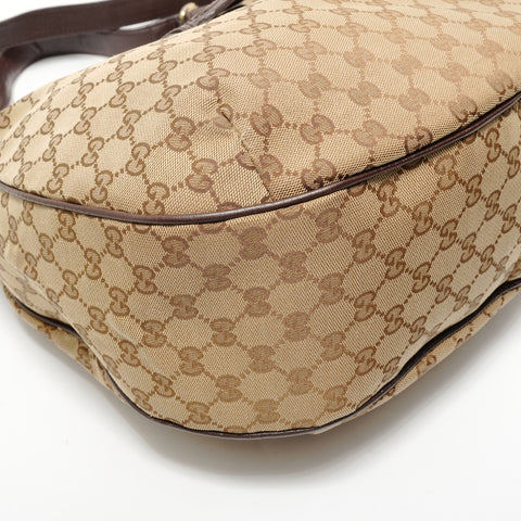 GUCCI Gucci 2-Way GG Canvas Shoulder Bag beige WS28553