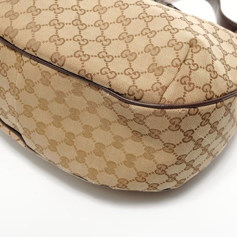 GUCCI Gucci 2-Way GG Canvas Shoulder Bag beige WS28553