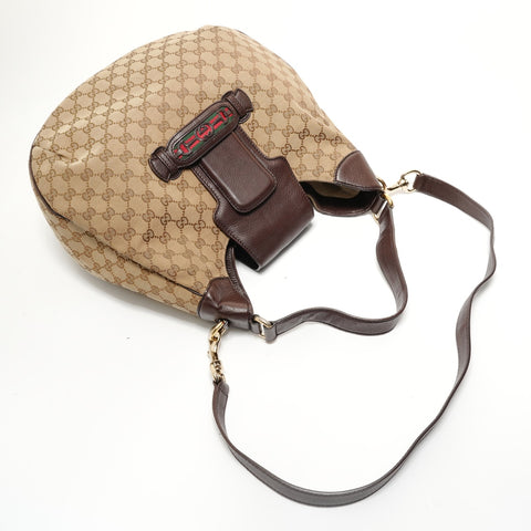 GUCCI Gucci 2-Way GG Canvas Shoulder Bag beige WS28553