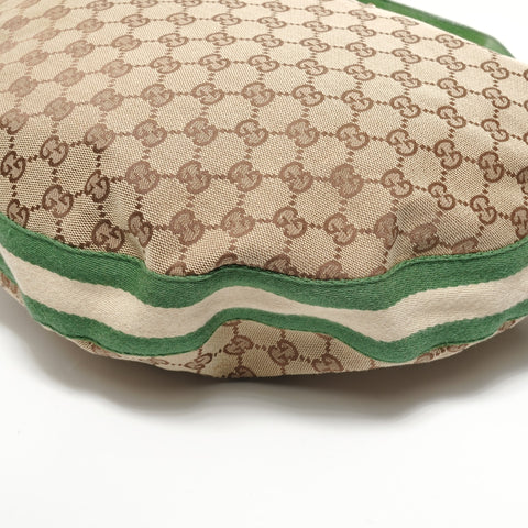 GUCCI Bamboo One Belt GG Canvas Shoulder Bag beige WS28554