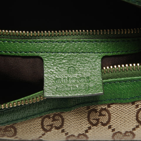 GUCCI Bamboo One Belt GG Canvas Shoulder Bag beige WS28554