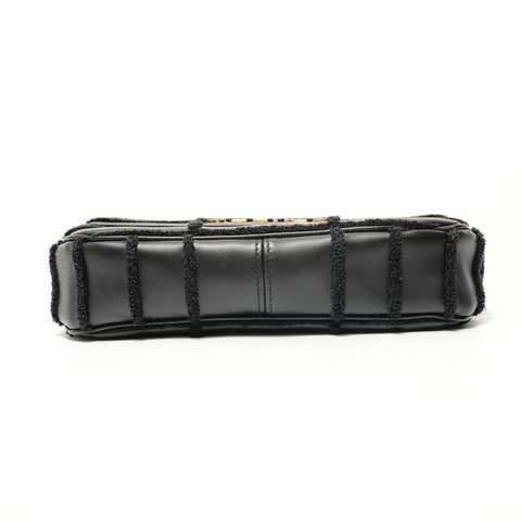 CELINE Monochrome Chain Shoulder Bag Leather Shoulder Bag black WS28555