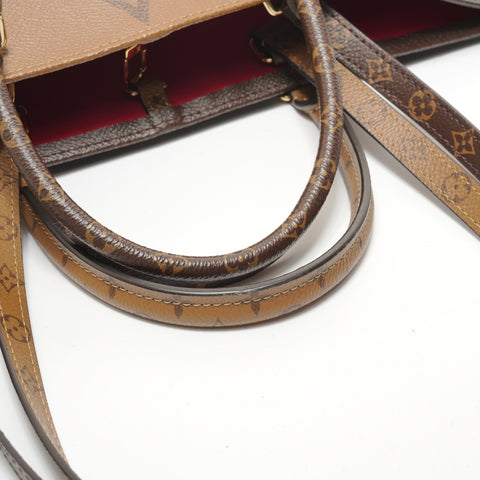 LOUIS VUITTON 2019 On the Go GM Monogram Tote Bag Brown WS28556