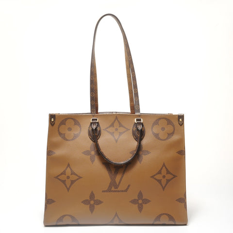 LOUIS VUITTON 2019 On the Go GM Monogram Tote Bag Brown WS28556