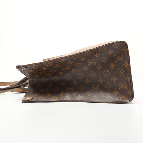 LOUIS VUITTON 2019 On the Go GM Monogram Tote Bag Brown WS28556