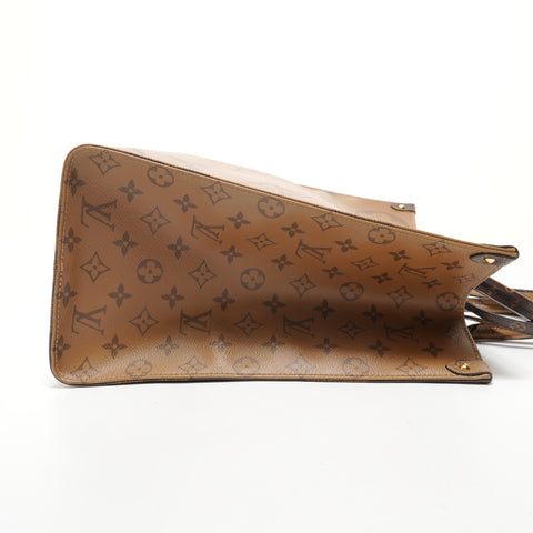 LOUIS VUITTON 2019 On the Go GM Monogram Tote Bag Brown WS28556