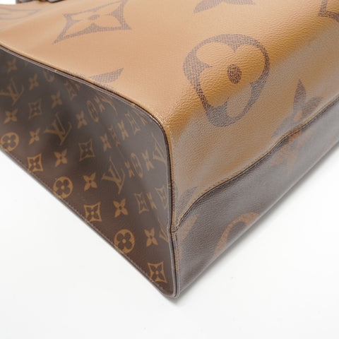 LOUIS VUITTON 2019 On the Go GM Monogram Tote Bag Brown WS28556
