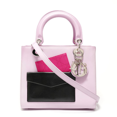 Christian Dior Lady Dior 2-Way Pocket Bag (2014 model) Handbag pink WS28558
