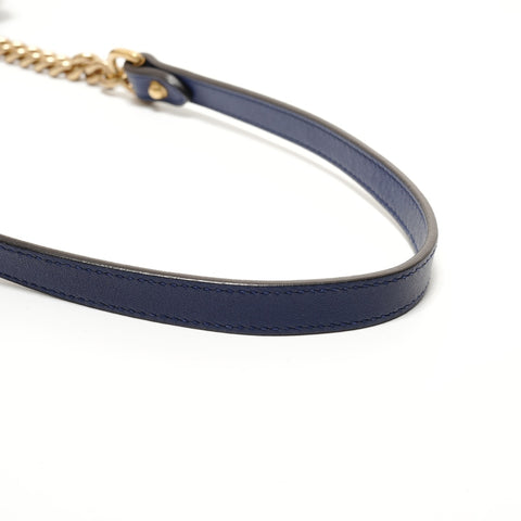 GUCCI GG Marmont Shoulder Bag blue WS28559