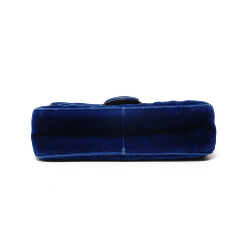 GUCCI GG Marmont Shoulder Bag blue WS28559