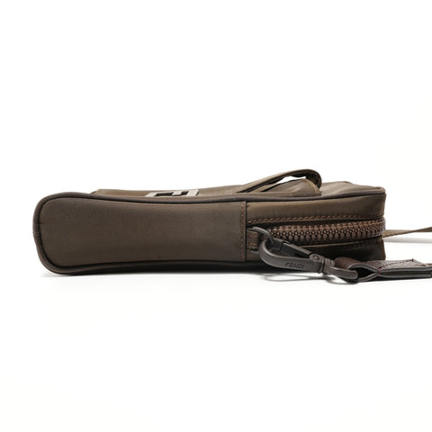 FENDI Baguette Phone Pouch Shoulder Bag khaki WS28561