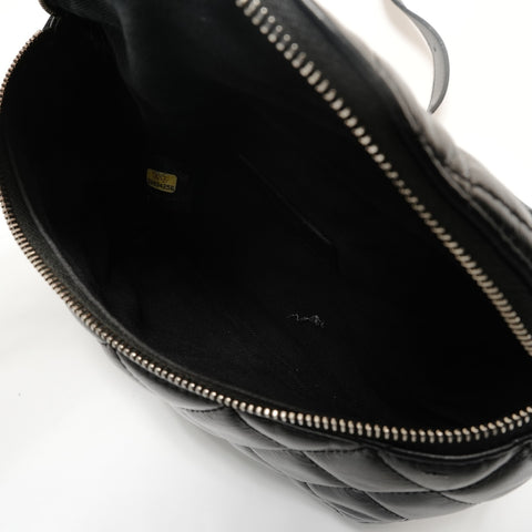 CHANEL Item No. 29, 2020 Matelass Silver Metal Shoulder Bag black WS28562