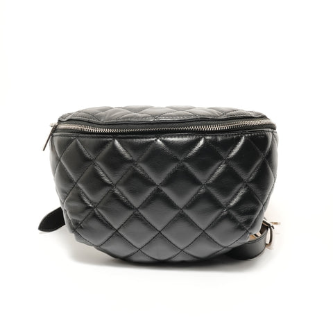 CHANEL Item No. 29, 2020 Matelass Silver Metal Shoulder Bag black WS28562