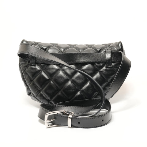 CHANEL Item No. 29, 2020 Matelass Silver Metal Shoulder Bag black WS28562