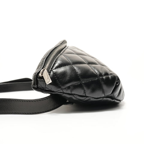 CHANEL Item No. 29, 2020 Matelass Silver Metal Shoulder Bag black WS28562
