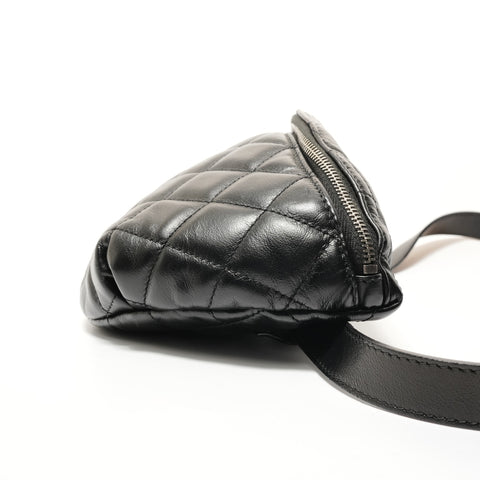 CHANEL Item No. 29, 2020 Matelass Silver Metal Shoulder Bag black WS28562