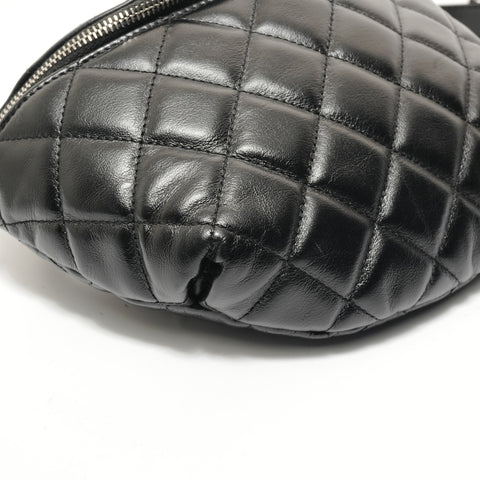 CHANEL Item No. 29, 2020 Matelass Silver Metal Shoulder Bag black WS28562