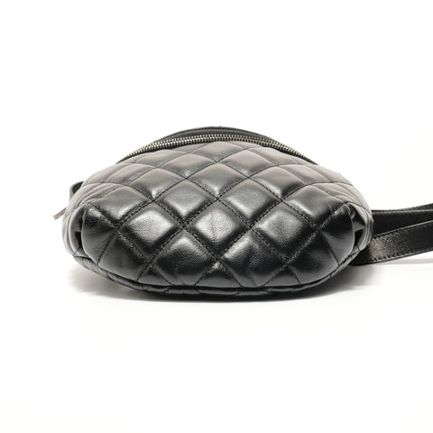CHANEL Item No. 29, 2020 Matelass Silver Metal Shoulder Bag black WS28562