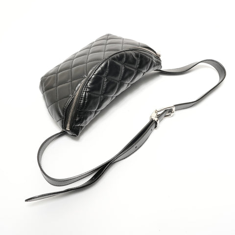 CHANEL Item No. 29, 2020 Matelass Silver Metal Shoulder Bag black WS28562