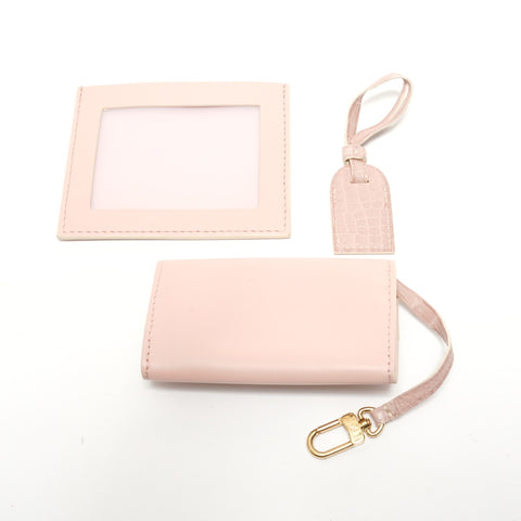 LOUIS VUITTON Special Order Exotic Leather 2-Way Bag Handbag pink WS28563