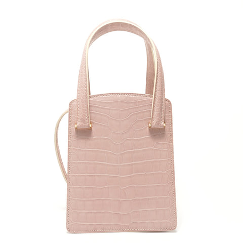 LOUIS VUITTON Special Order Exotic Leather 2-Way Bag Handbag pink WS28563