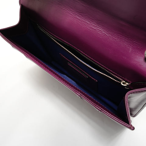 BVLGARI Serpenti ChainShoulder Shoulder Bag purple WS28565
