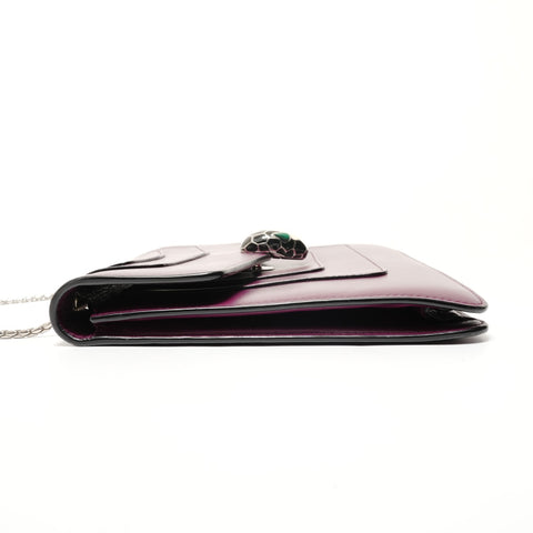 BVLGARI Serpenti ChainShoulder Shoulder Bag purple WS28565