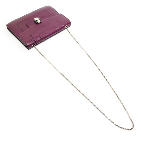 BVLGARI Serpenti ChainShoulder Shoulder Bag purple WS28565