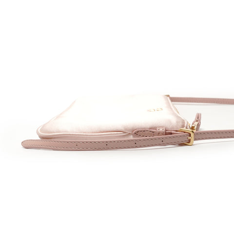 Miu Miu Satin drawstring pouch Shoulder Bag pink WS28567