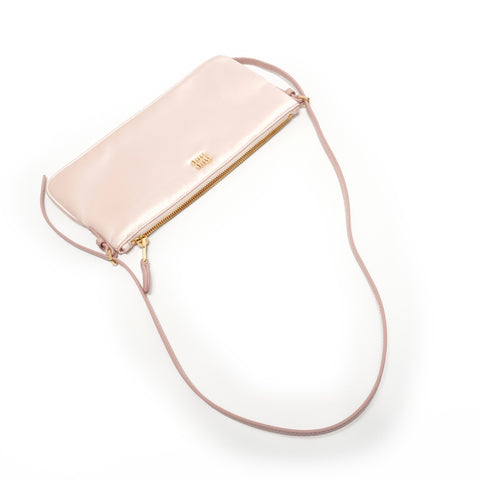 Miu Miu Satin drawstring pouch Shoulder Bag pink WS28567