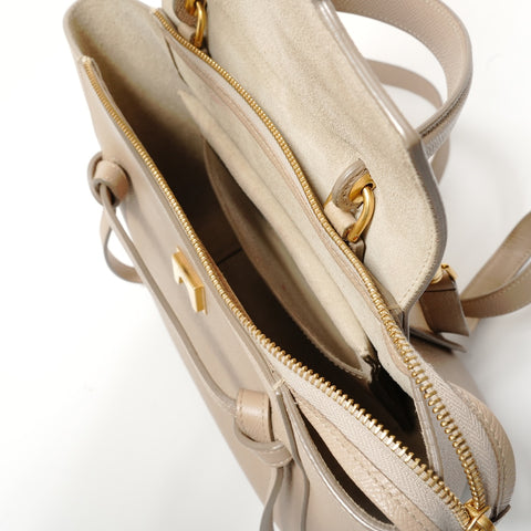 CELINE Belt bag nano 2WAY Handbag beige WS28569