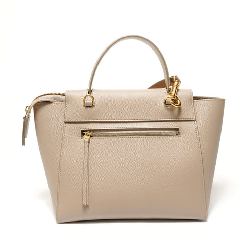 CELINE Belt bag nano 2WAY Handbag beige WS28569