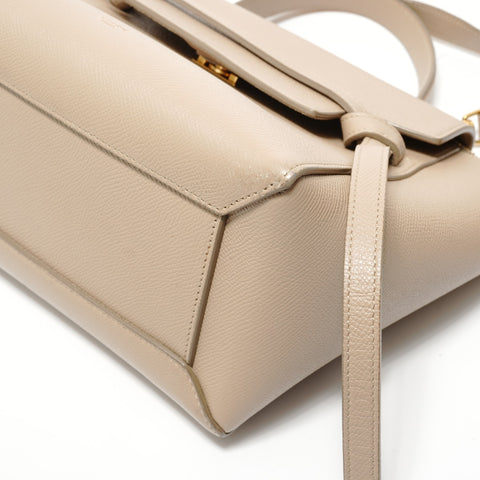 CELINE Belt bag nano 2WAY Handbag beige WS28569