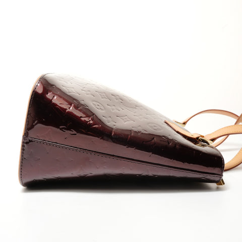 LOUIS VUITTON Patent Vernis Houston Monogram Tote Bag Red WS28570