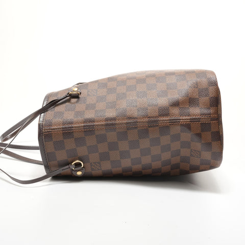 LOUIS VUITTON 2018 Damier Neverfull MM Tote Bag Brown WS28571