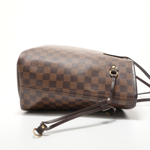 LOUIS VUITTON 2018 Damier Neverfull MM Tote Bag Brown WS28571