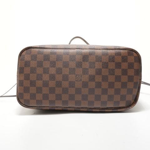 LOUIS VUITTON 2018 Damier Neverfull MM Tote Bag Brown WS28571