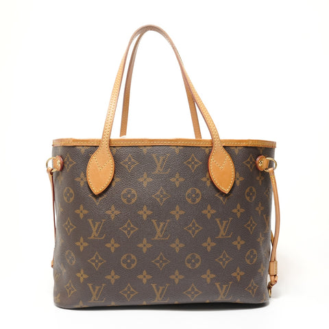 LOUIS VUITTON Monogram Neverfull PM, manufactured in 2008. Tote Bag Brown WS28573