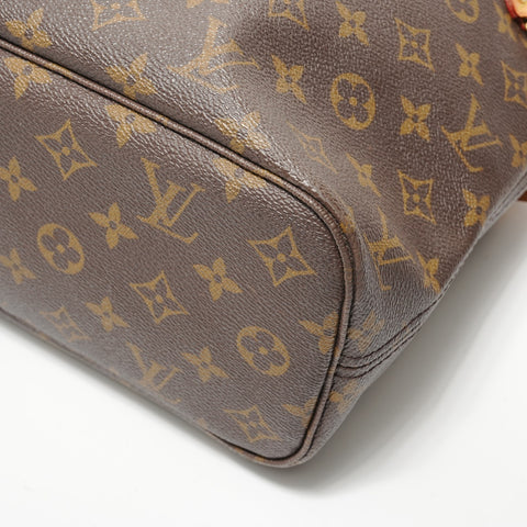 LOUIS VUITTON Monogram Neverfull PM, manufactured in 2008. Tote Bag Brown WS28573