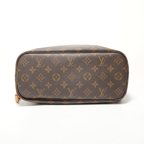 LOUIS VUITTON Monogram Neverfull PM, manufactured in 2008. Tote Bag Brown WS28573