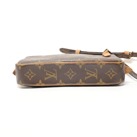 LOUIS VUITTON Monogram Marly Bandoulire, made in 2003. Shoulder Bag Brown WS28574