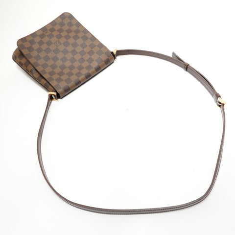 LOUIS VUITTON 2003 Damier Musette Salsa Long Shoulder Bag Brown WS28575