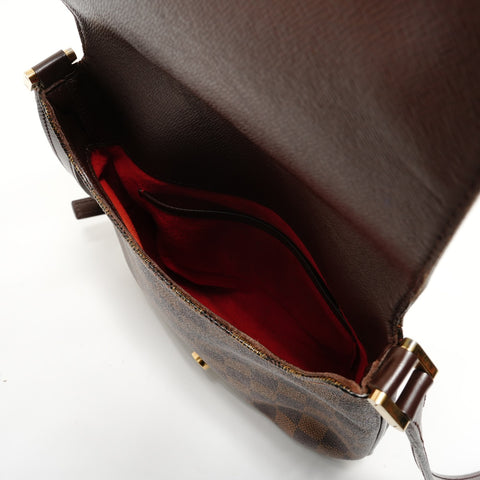 LOUIS VUITTON 2003 Damier Musette Salsa Long Shoulder Bag Brown WS28575