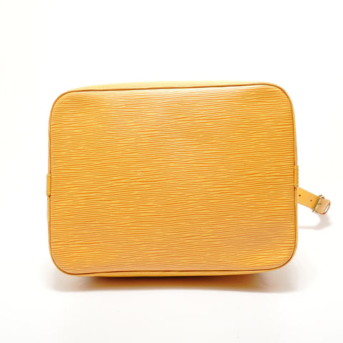 LOUIS VUITTON 1996 Epi Petit Noe Black Shoulder Bag yellow WS28576