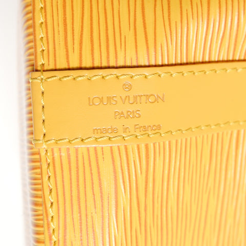LOUIS VUITTON 1996 Epi Petit Noe Black Shoulder Bag yellow WS28576